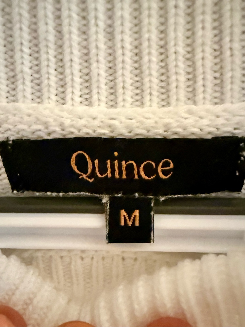 Quince 100% Organic Cotton Mock Neck Sweater - Picture 2 of 5